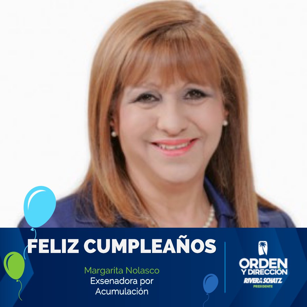 En el #PNP le deseamos un feliz cumpleaños a la exsenadora Margarita Nolasco. ¡Nuestros mejores deseos de éxito en todas las encomiendas a favor de los todos los puertorriqueños!