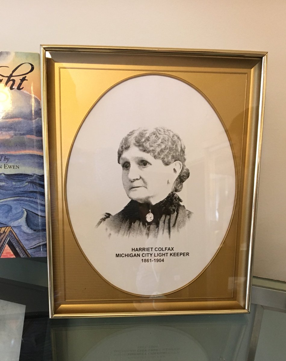 Fucking mute me right now cause the only thing I’m going to be talking about for the next billion years is my new favorite person: queer 19th lighthouse keeper Harriet Colfax who lived with HER DEAR LIFELONG FRIEND in Michigan City Lighthouse for 43 years. Talk about goals