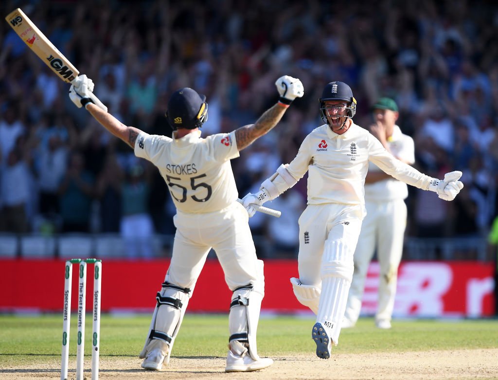 "Moments like that don't come along very often."

England all-rounder Ben Stokes says scoring a match-winning century to square the Ashes series was an "amazing feeling".

Read more: bbc.in/2ZqMqZ2