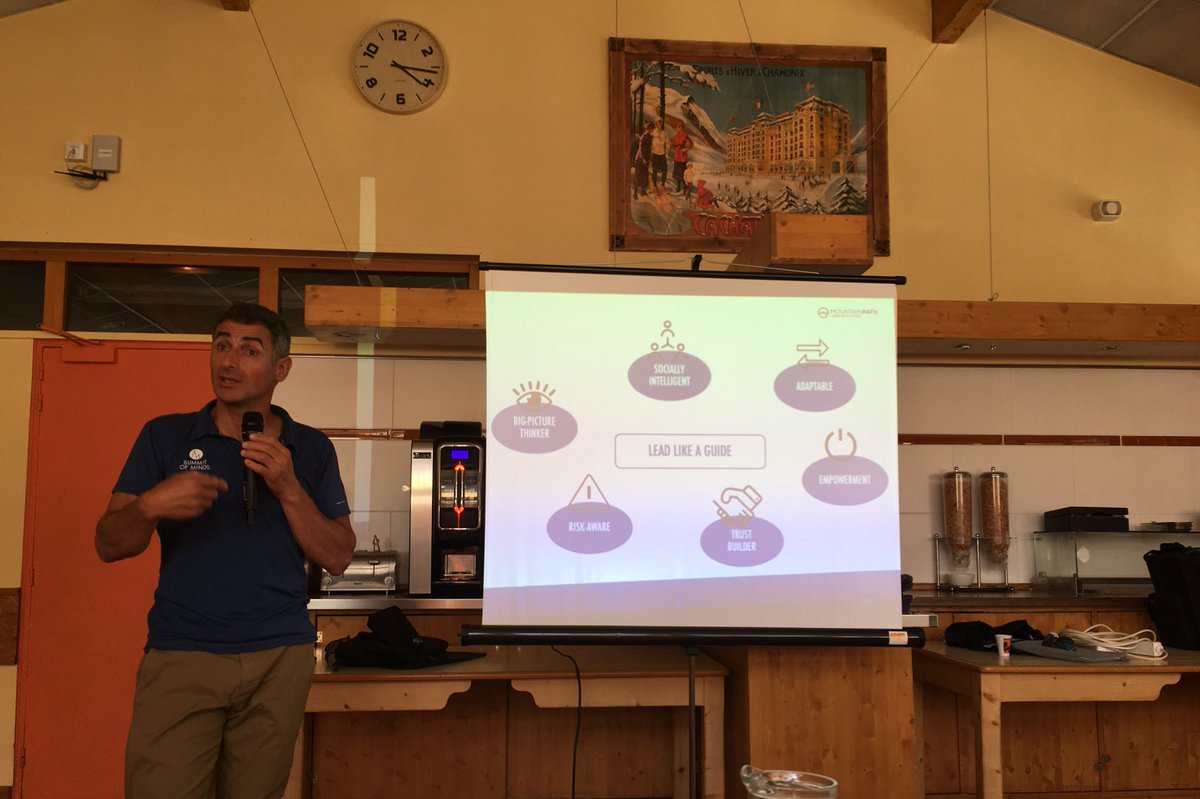 HECParisSnO's tweet photo. Formidable témoignage de Blaise Agresti, ancien patron du @PGHM__ et Fondateur de @MountainPathLLC nous parlant de la raison d’être des alpinistes et des guides de haute montagne. Belle leçon d’engagement et de courage #leadlikeaguide #HECPurposefulLeadership https://t.co/omBu9m68fn