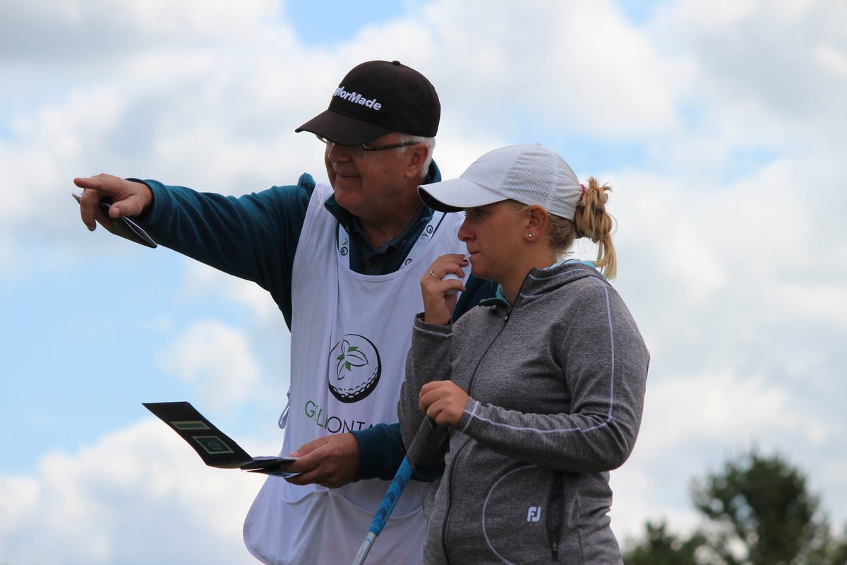 TheGolfOntario's tweet photo. Natasha Stasiuk leads the women’s section with a score of +7 after 12 #OpenForeAll https://t.co/Z0oai7BeOf