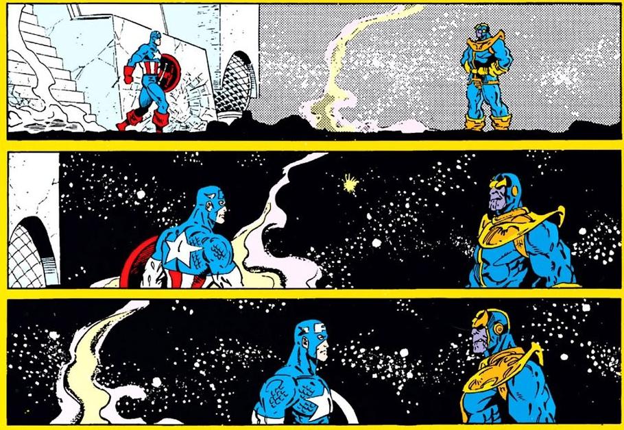 theCaptainAFan's tweet photo. As long as one man stands against you Thanos. You'll never be able to claim victory. https://t.co/tbYvyOtwq7