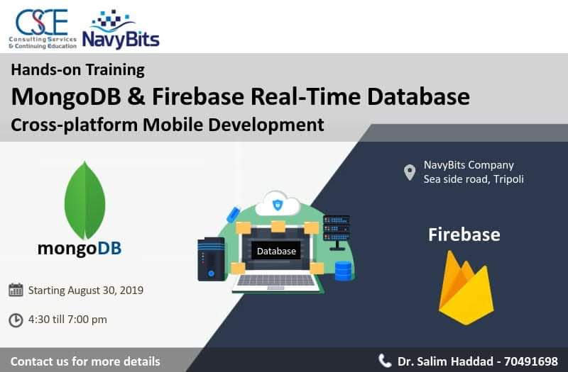 navy_bits's tweet photo. Mogodb Firebase and react native training in #Tripoli #Lebanon. https://t.co/gH4Vr984b3
