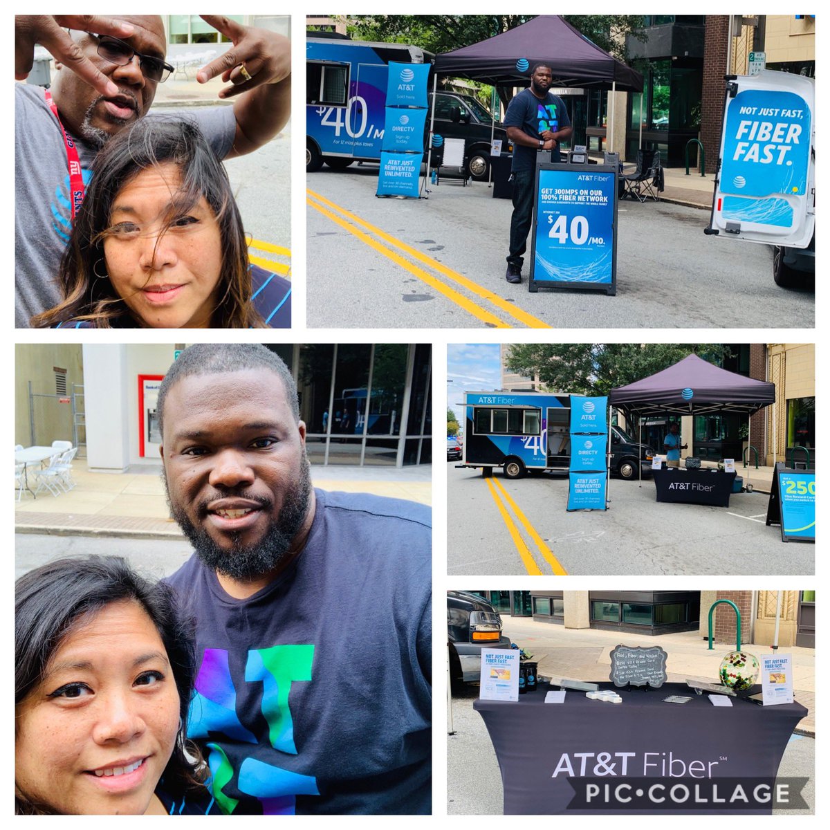 Here at the Greensboro Food Truck Rodeo delivering our Fiber on the street! Also dishing up wireless connections to all that are ready to SAVE!! #greensborofoodtruckrodeo