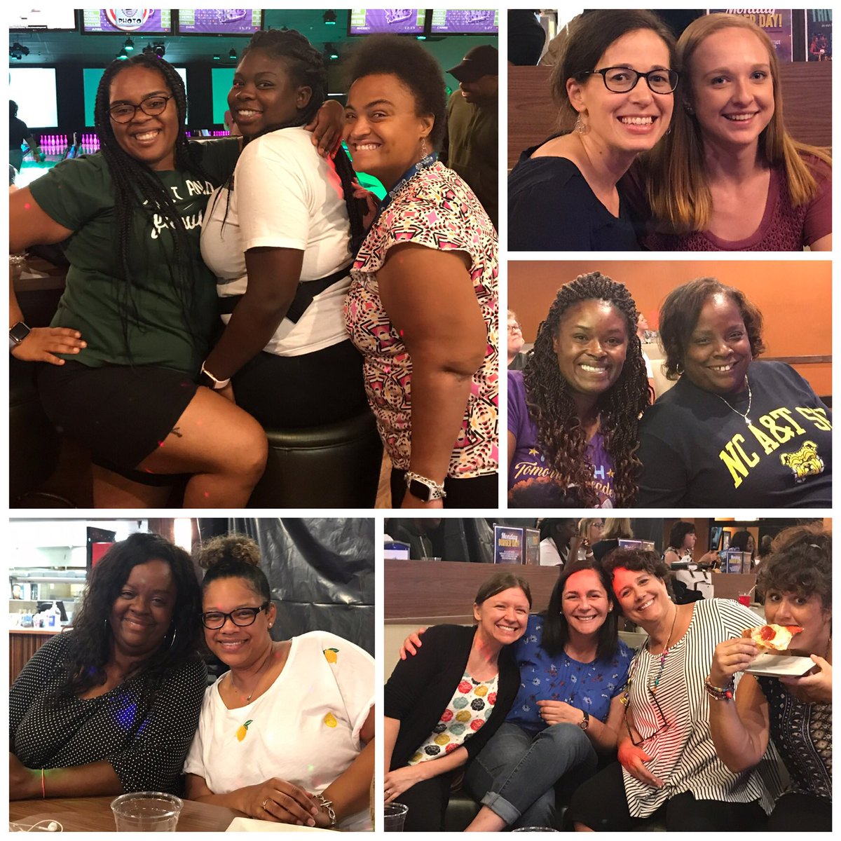 sedgefieldt1's tweet photo. Sedgefield Elementary’s faculty embrace this year’s theme “Thriving Together” at our Opening Meeting. #EquityEmpowers #StepUpOrStepBack @GCSchoolsNC https://t.co/DNvrsfeU8v