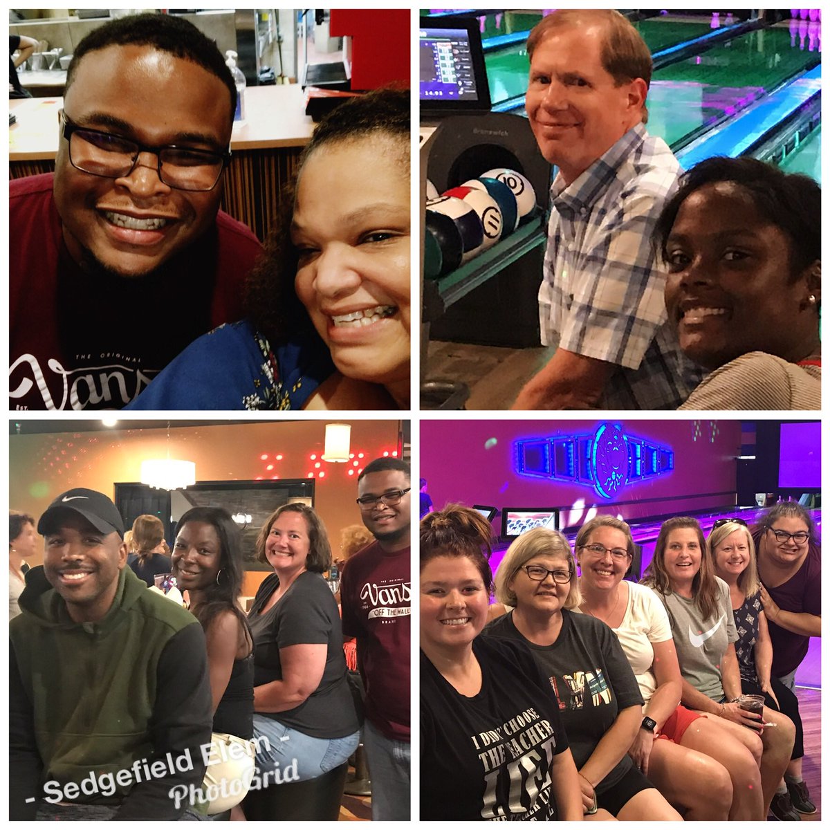 sedgefieldt1's tweet photo. Sedgefield Elementary’s faculty embrace this year’s theme “Thriving Together” at our Opening Meeting. #EquityEmpowers #StepUpOrStepBack @GCSchoolsNC https://t.co/DNvrsfeU8v