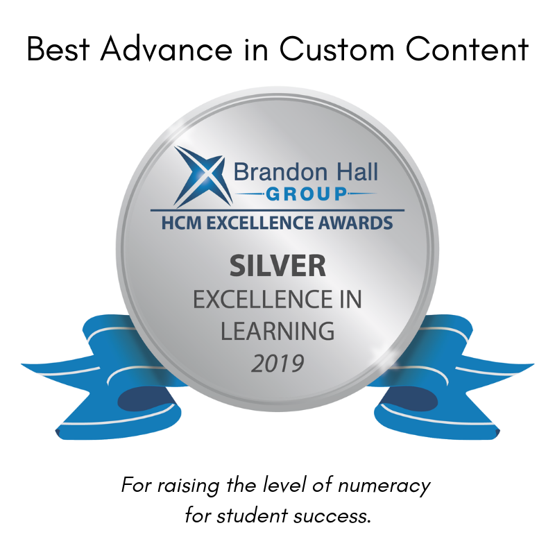 OCMT_Canada's tweet photo. The 2019 @BrandonHallGrp Excellence in Learning Award results were announced this week....Vretta &amp; @HumberCollege won Silver in the category Best Advance in Custom Content for OCMT.🥈

#OCMT #Numeracy #HumberCollege #CustomContent #Vretta https://t.co/Vqk212EgLb