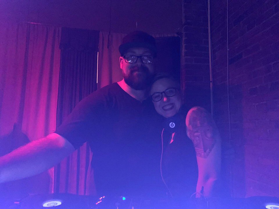 Getting to do what I love with the one I love is one of the greatest blessings of my life. #technocouple #technomusic #atlantatechno