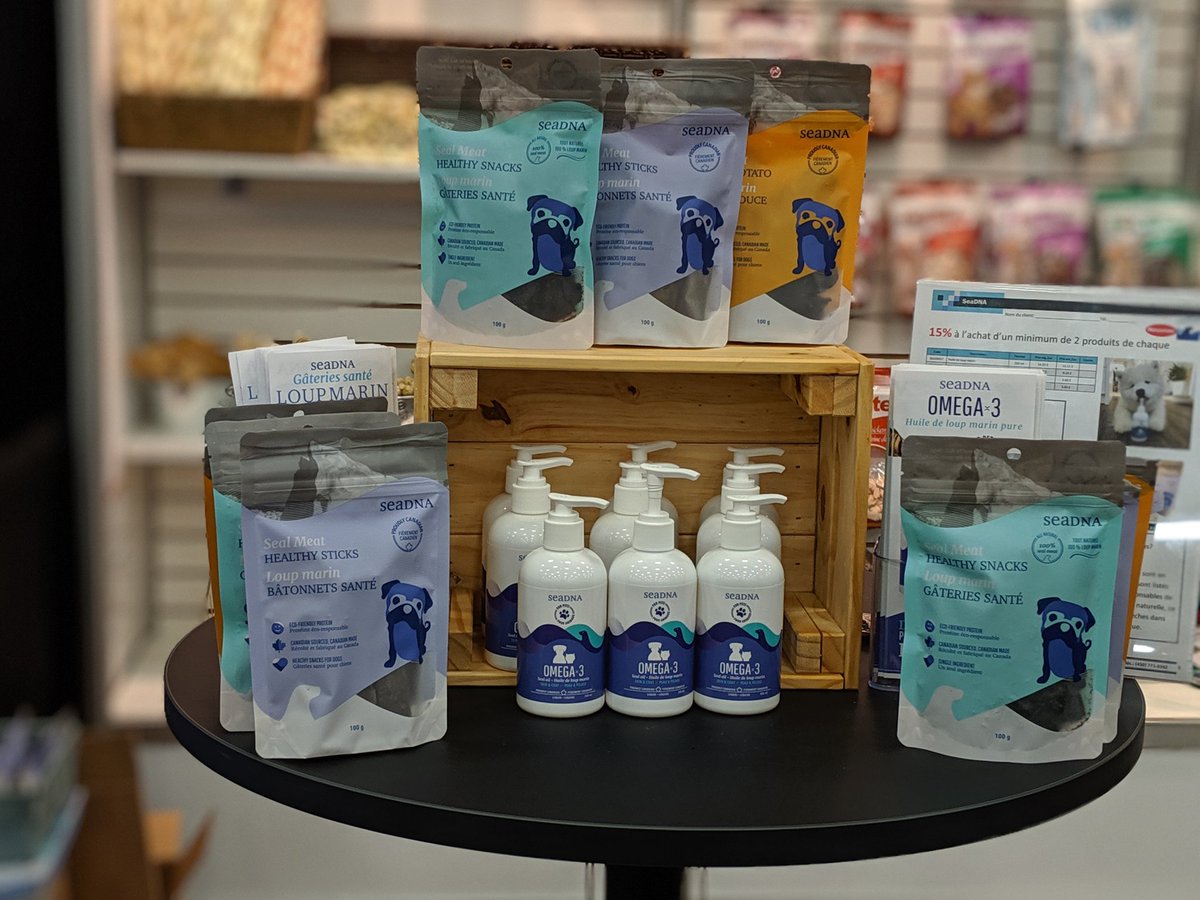 seadnacanada's tweet photo. Venez nous voir à #Expozoo 🐾 @PijacCanada dans la section de notre nouveau distributeur YAMAS! 
Nous serons bien heureuses de vous en apprendre davantage sur les:
👉 Oméga-3 de Loup-Marin 
👉 Gâteries santé 
#sealoil #omega3 #sealmeat 
En savoir plus:https://t.co/lDKUs2Gdtp https://t.co/LwuLI3EdNK