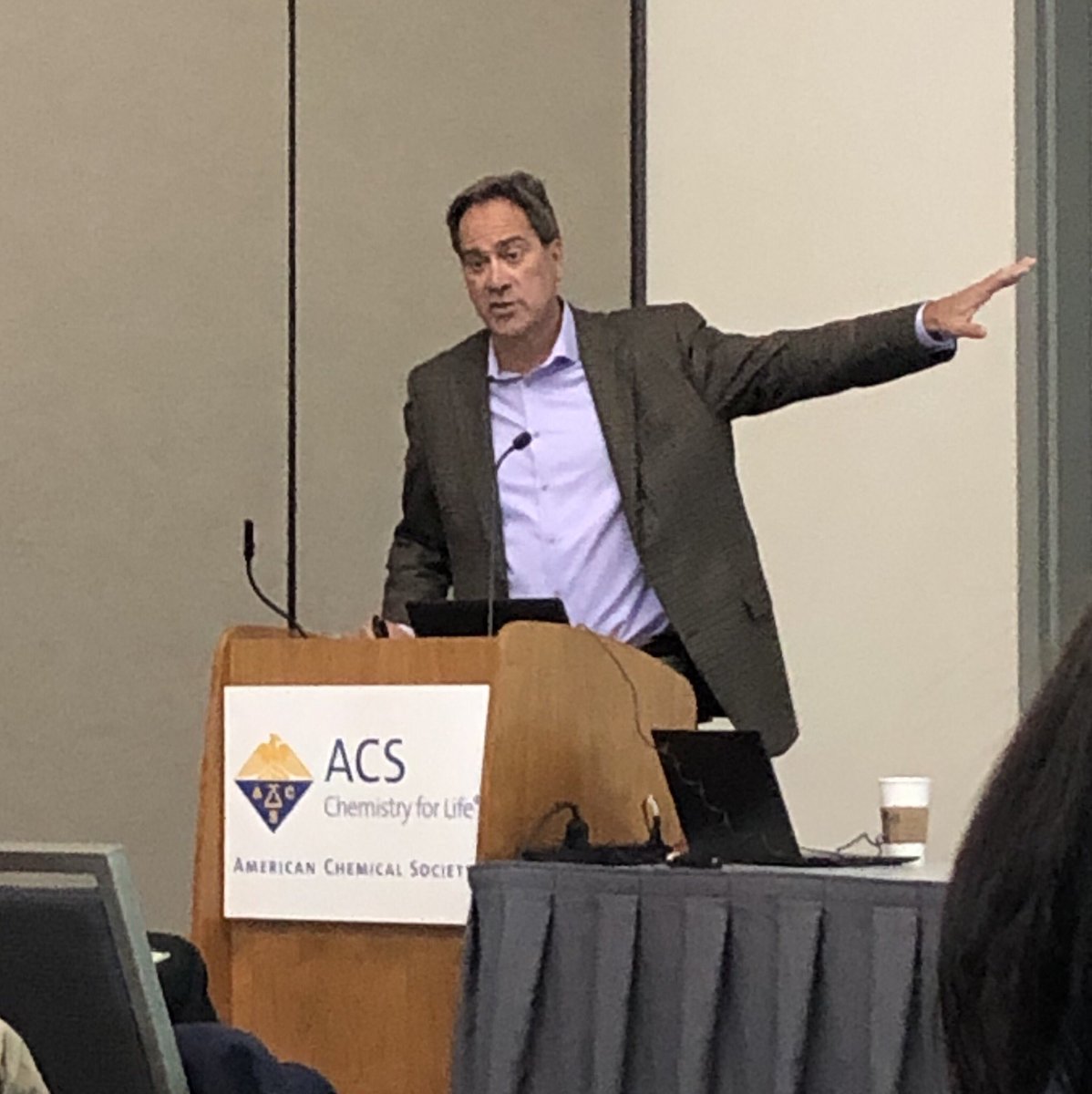 Excellent talk by <a href="/CHADNANO/">Chad A. Mirkin</a> to start off the conference. #ACSSanDiego