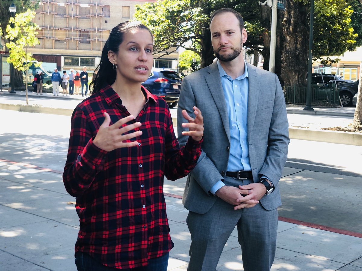 Tiffany Cabán speaking in support of Chesa Boudin for San Francisco District Attorney