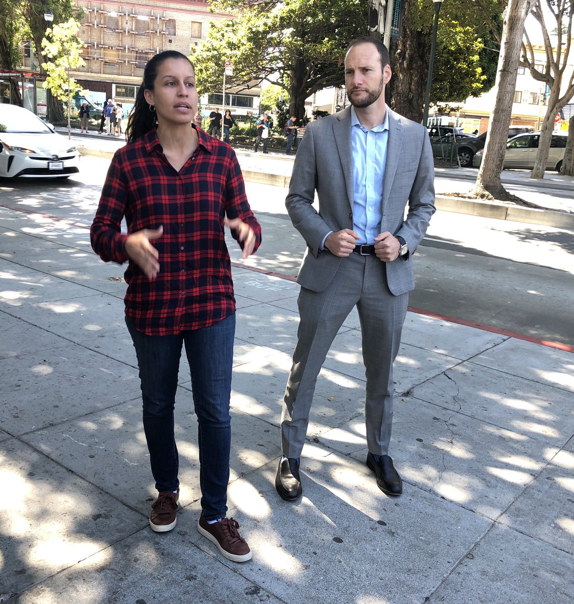 Tiffany Cabán speaking in support of Chesa Boudin for San Francisco District Attorney
