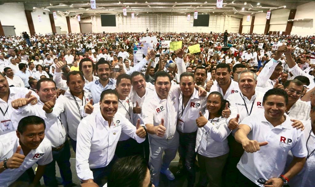 Un éxito total nuestra 12a Asamblea de @RSPorgMX en #Acapulco Gro. Establecimos un récord propio con nueve mil seis afiliados, registros avalados por representantes del <a href="/INEMexico/">@INEMexico</a> Gracias #Guerrero #SeremosPartido #SeremosGobierno