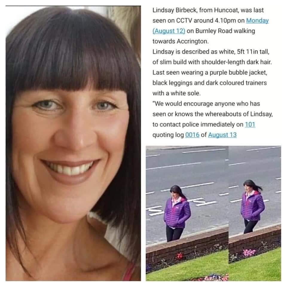 LamissahB's tweet photo. Don't normally share things like this on my social media. But I'm reaching out to you all! Lindsay Birbeck. To me she's Mrs Birbeck and my Year6 Teacher the most wonderful amazing beautiful kind supportive lady I know. Shes been missing since 12th Aug #findlindsay I love you ❤ https://t.co/pTPNOGUyQM