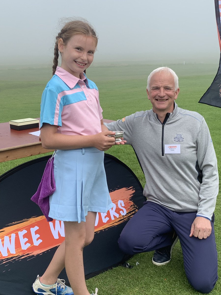 SammySoo17's tweet photo. A massive thank you from Izzy to the @WeeWondersGolf team today for a great weekend! Finishing a very happy 3rd place and so proud of her wee trophy and @chinnydipper voucher!

Thank you to @JamesAttheyGolf for all the effort you put in to the kids this summer #jamesattheylegends https://t.co/5vcfccidHM