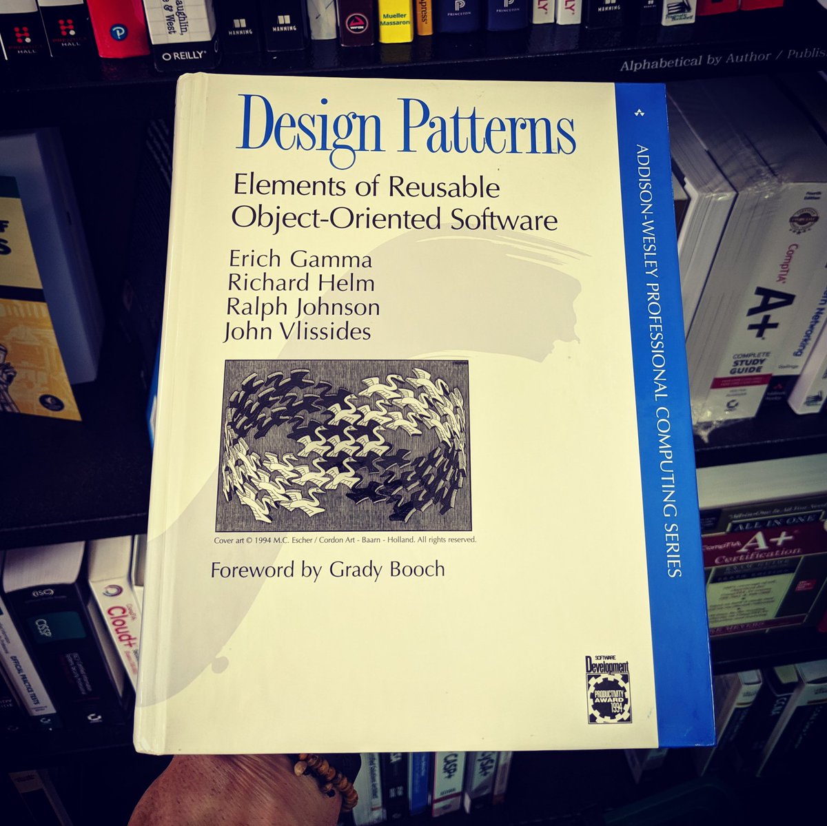 ryandpardey's tweet photo. Blast from the past. This was part of the syllabus at @UTSFEIT (faculty of Comp. Sci) back in 1995. OO was very new back then! Who else has read this? https://t.co/i7Lo8kOpvg
