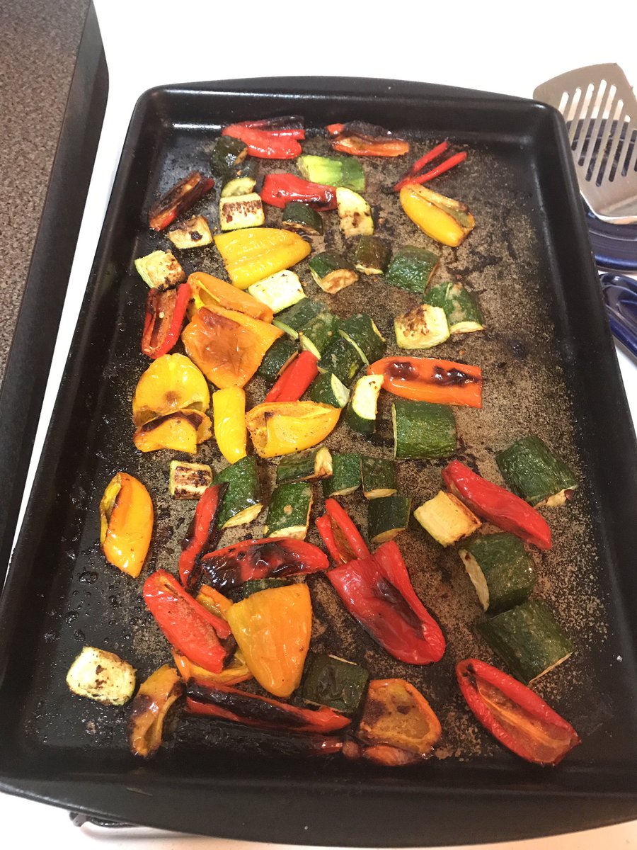 KenzotheGrayfur's tweet photo. Meal prepped for the week! Curried cauliflower, peppers, zucchini, and porketta. #chef #furry #fur #woof #rumwolf https://t.co/UpF97rXJx8