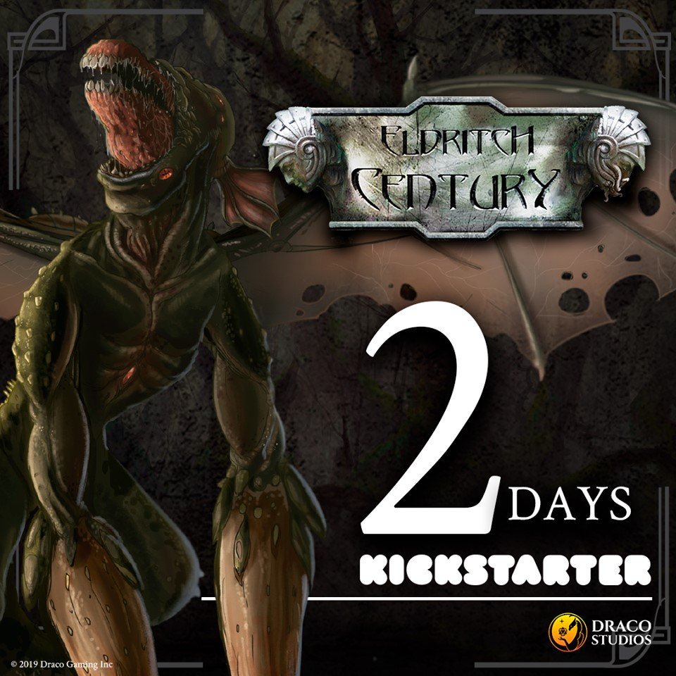 StudiosDraco's tweet photo. NEW ELDRITCH CENTURY CAMPAIGN!!

🇺🇸 The countdown has begun! Eldritch Century Kickstarter goes live in two days!

Eldritch Century Kickstarter goes live on August 27th!

💸https://t.co/9tk5ZeTAt8

#kickstarter #rpg #gencon2019 #boardgame #wargame #eldritchcentury https://t.co/REjUGXwiZZ
