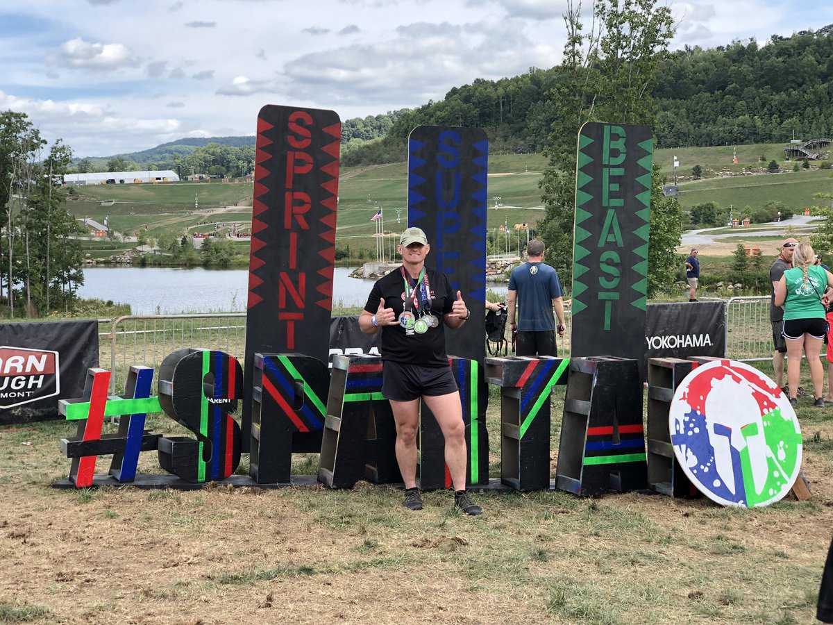 bob_ehr's tweet photo. 1 weekend, 3 races, 4 medals, 30 mile, 60+ Obstacles! #Trifector #SpartanWestVirginia #Spartan @SpartanRace https://t.co/jJCLDsgCgy