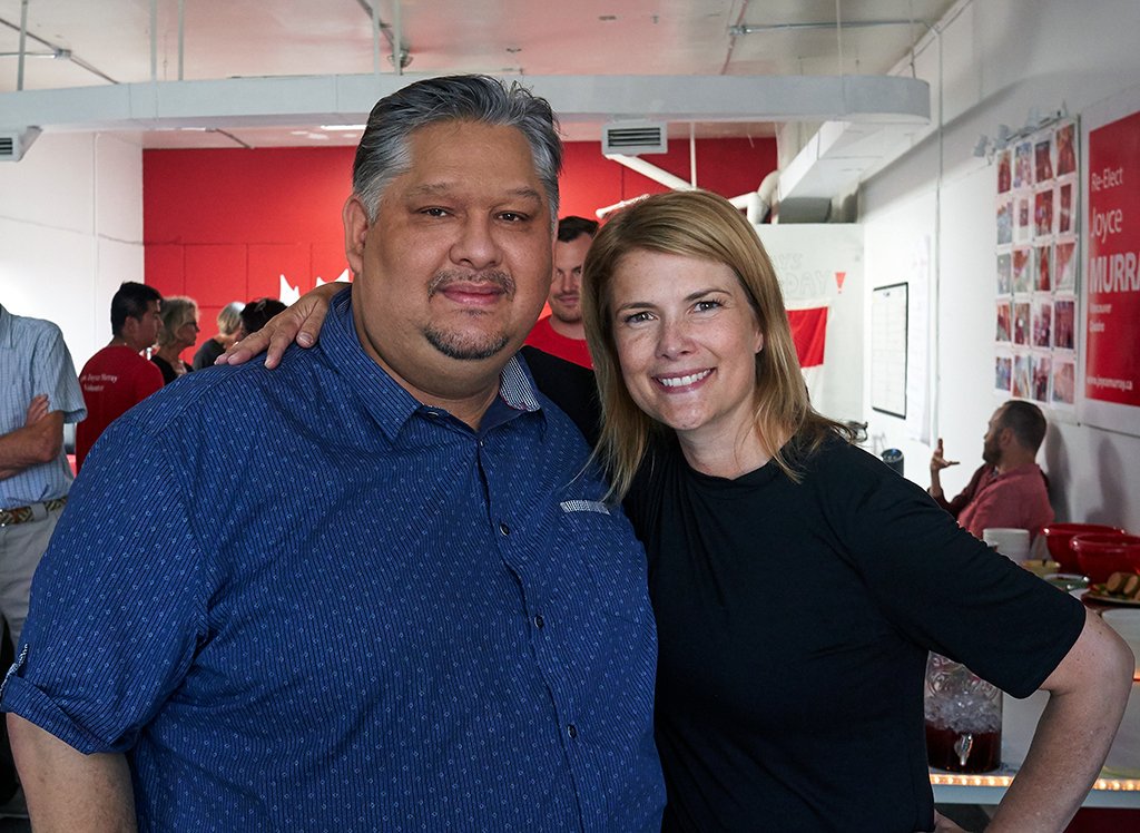 Great Sunday with Team Taggart at Joyce Murray's campaign office opening in Vancouver Quadra. @tamarataggart #teamtrudeau2019 #VancouverKingsway