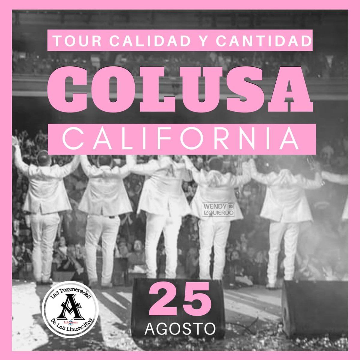 Less_Carreto11's tweet photo. Hoy La @Arrolladora 🍋te espera en📍COLUSA, CALIFORNIA✨para seguir la fiesta y vivir la experiencia del Tour Calidad y Cantidad🤩🎶 🥳 
#PersiguiendoYCumpliendoNuestrosSueños 💃🏻
#SoyUnaLocaApasionadaAdictaDEGENERADA 👸🏻
#TantosLimonesYYoSinPoderExprimirUno 😋 @DEGENERADAS_MEX 👑 https://t.co/9UN4GOjqGC