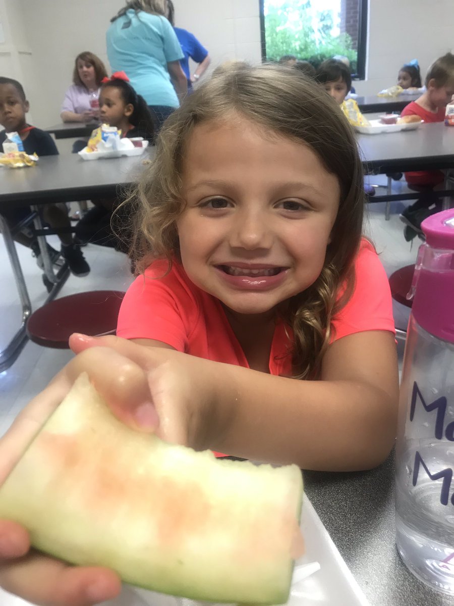 Delicious watermelon in the lunchroom made this girl’s day!
#lifeisbetteratthelakes