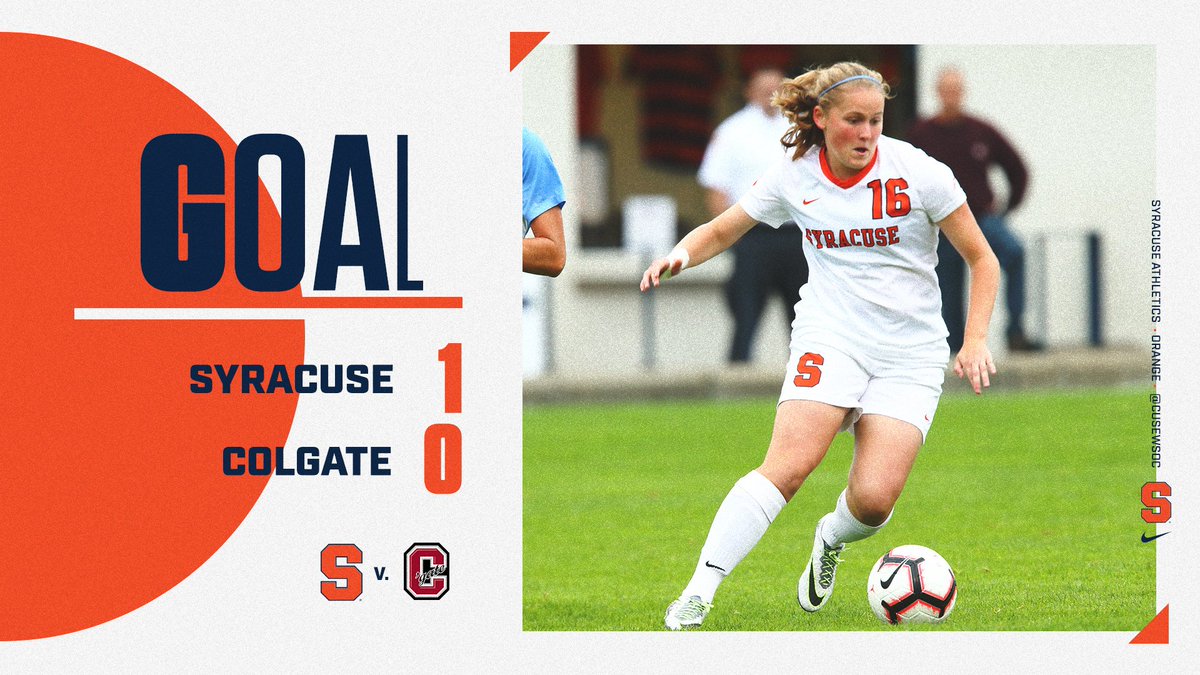 CuseWSOC's tweet image. GOOOOAAAAALLLL!!! 

Vlachos feeds Ness down low to put Syracuse up 1-0 in the second!