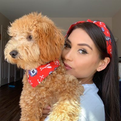 ashgise's tweet photo. Si soy bien extra con mi perro! ¿y que paso? 
#DogMom #MiniGoldendoodle  #NewProfilePic https://t.co/C8g2XEC0dK