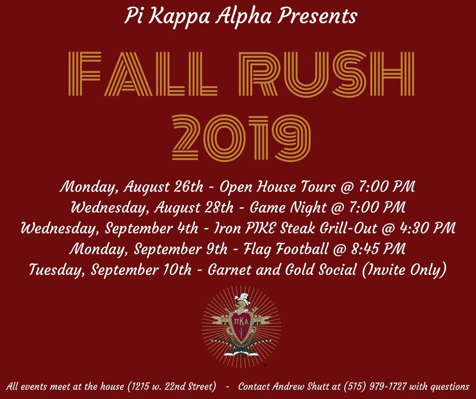 unipikes's tweet photo. Come join us during our Fall Rush events! https://t.co/qG0RU8Ca6W