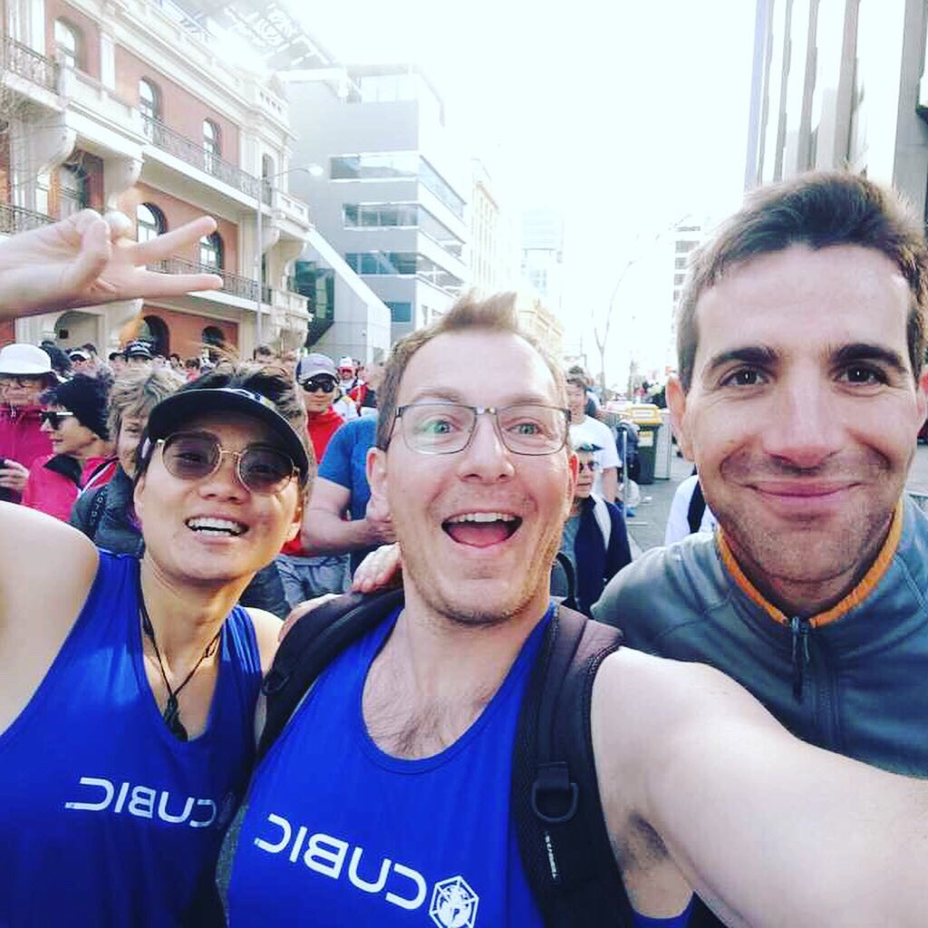 CubicCorp's tweet photo. #PerthCityToSurf // Great day, great event, great people! #wearecubic #cubelife #runningmotivation #runningteam #weloverunning https://t.co/4i8g622c7i