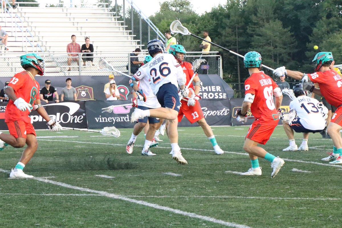 ggovel's tweet photo. Four pic sequence of @TomSchreiber26 scoring to put @PLLArchers up 3, sealing the win against @PLLWhipsnakes in @PremierLacrosse action at #PLLAlbany!!! https://t.co/JCm3OKC22P