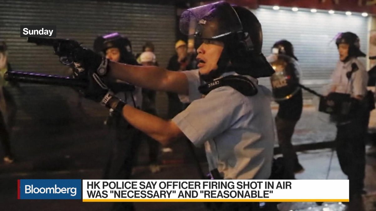 Hong Kong protests:
-Police arrest 36 people aged from 12 to 48
-Clashes in Tsuen Wan lead to officer firing a weapon, deployment of water cannons
-China sends strongest warning yet it’s thinking of sending troops to streets
https://t.co/QdWuEhsru2 https://t.co/GZYGKyqeso