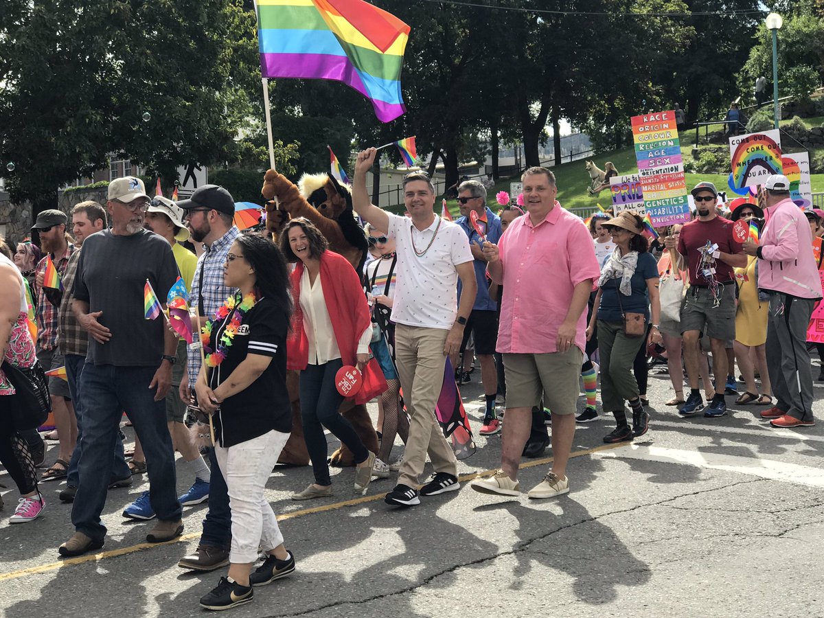 toddstonebc's tweet photo. Celebrated love, inclusion, and community today at the 3rd Annual  @Kamloops_Pride parade. Huge congrats to @samuelnumsen &amp; all organizers for an outstanding #KamloopsPride week. #bcpoli https://t.co/8ItIuWwBvt