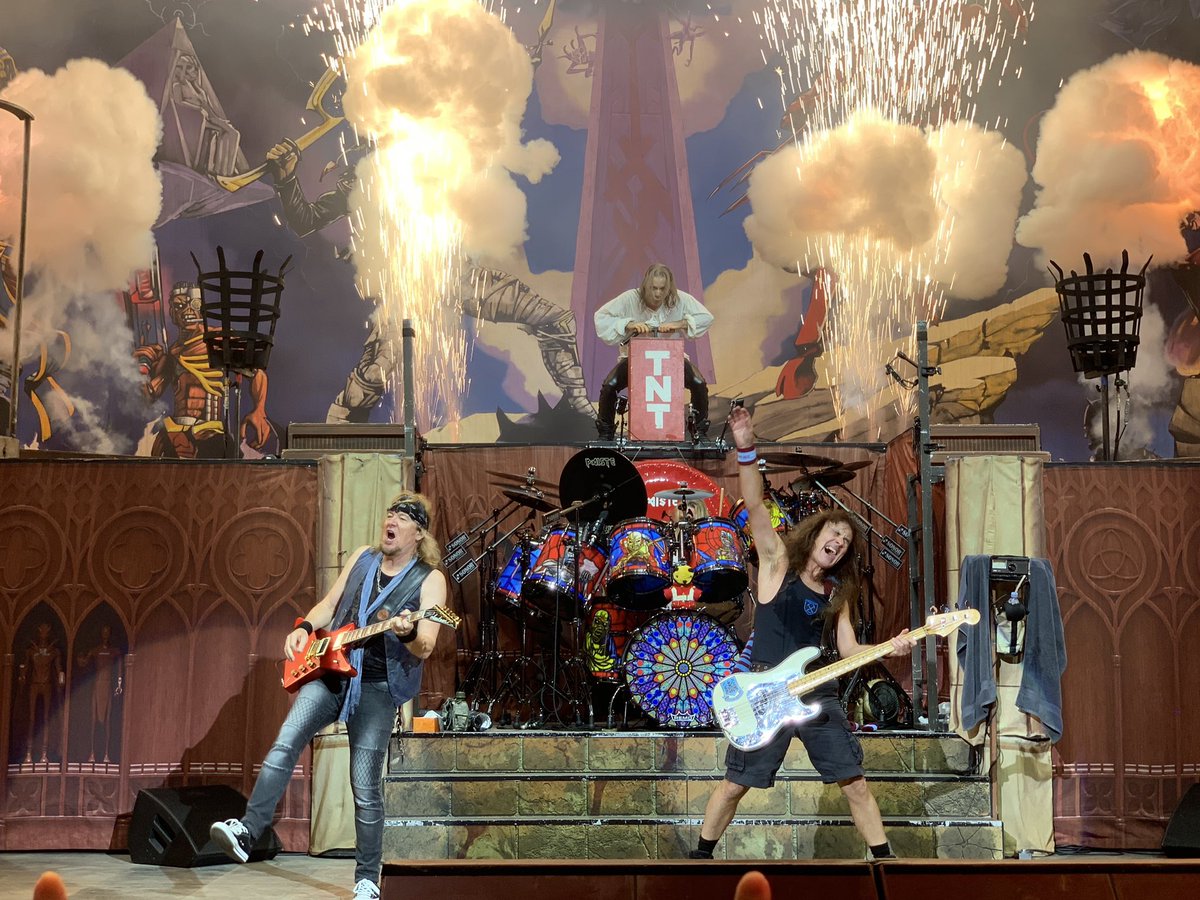 BradKTEC's tweet photo. What a week with @IronMaiden and friends in #Nashville and #Indianapolis #legacyofthebeasttour #firsttothebarrier https://t.co/noA1EUwder