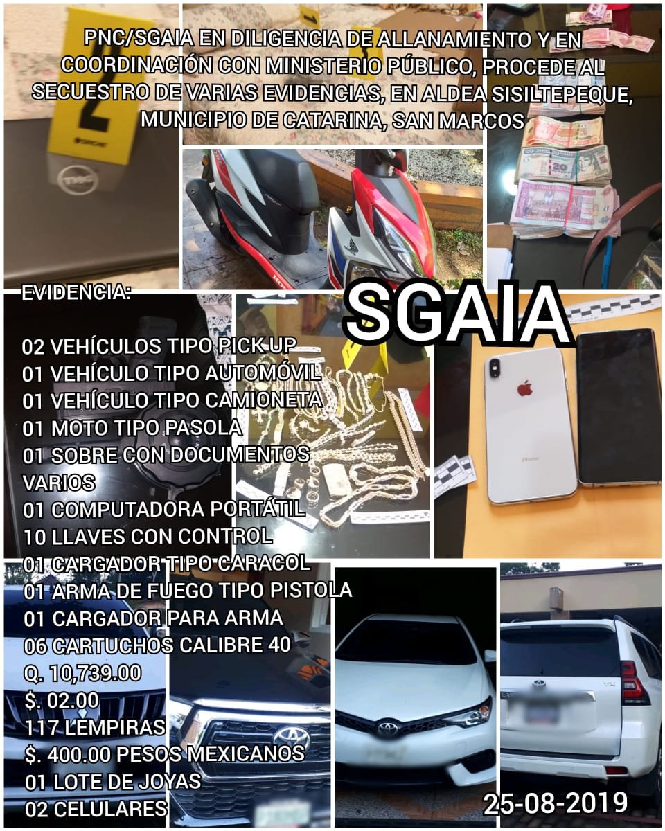 PNCdeGuatemala's tweet photo. #OperacionImperio
Operación Imperio permite desarticular banda criminal Los Marrulleros en San Marcos https://t.co/2YksCWcEiu