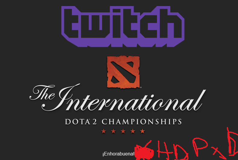 NeoDaVe's tweet photo. Quería ver la final de la #TI2019, en el canal de @viciuslab, ya que había entrado con mucho cuidado para no ver quien la ganó, y un correo de Twitch me ha spoileado mil... xDDDDDDD https://t.co/g0dlCGURVA