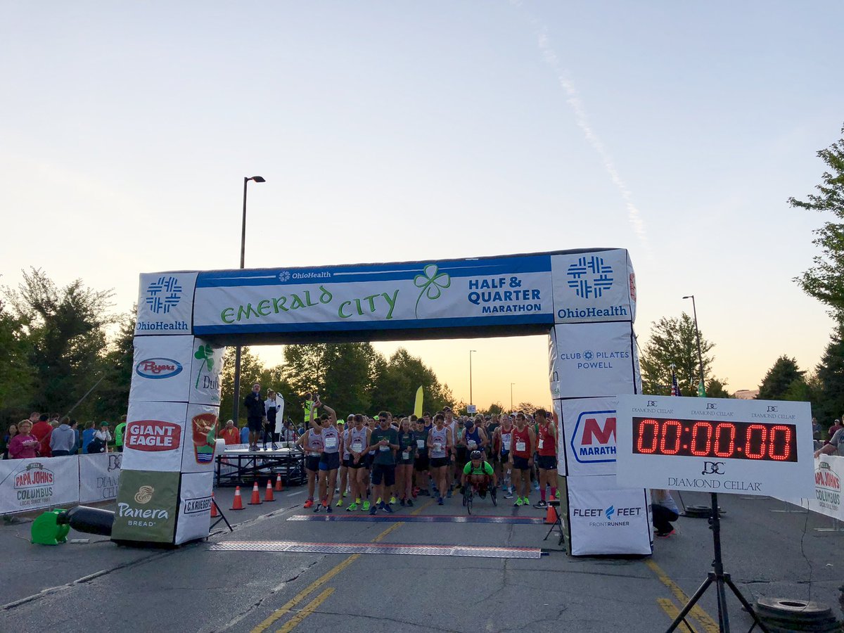 M3SSports's tweet photo. Thank you for spending your Sunday with us in Dublin at the 2019 @OhioHealth Emerald City Half & Quarter Marathon! π
Congrats to all of you! It was awesome to see you at the Start Line and celebrate with all of you at the Finish! Giddyup! -DB
#ECHalf @VisitDublinOhio https://t.co/2ta1ERDO5S