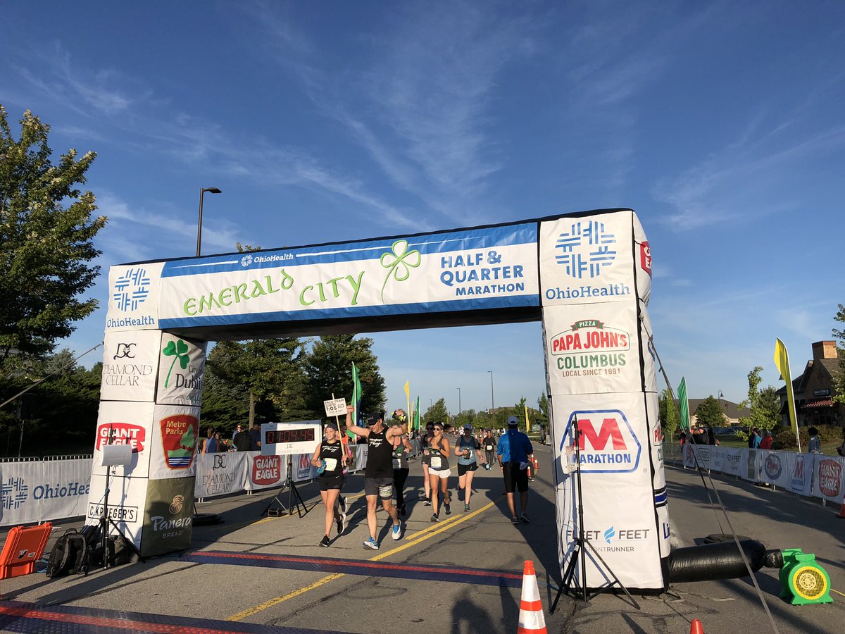 M3SSports's tweet photo. Thank you for spending your Sunday with us in Dublin at the 2019 @OhioHealth Emerald City Half & Quarter Marathon! π
Congrats to all of you! It was awesome to see you at the Start Line and celebrate with all of you at the Finish! Giddyup! -DB
#ECHalf @VisitDublinOhio https://t.co/2ta1ERDO5S