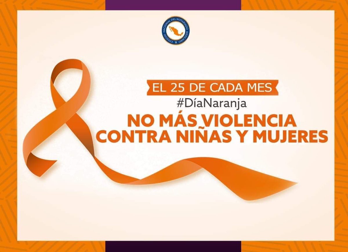 notaria122coah's tweet photo. “Al fin y al cabo el miedo de la mujer a la violencia del hombre, es el espejo del miedo del hombre a la mujer sin miedo” Eduardo Galeano. Vía: @notariadomex #Notaría122 #AYA #500AñosDelNotariadoEnMéxico #DíaNaranja https://t.co/wIx1wqyfB1