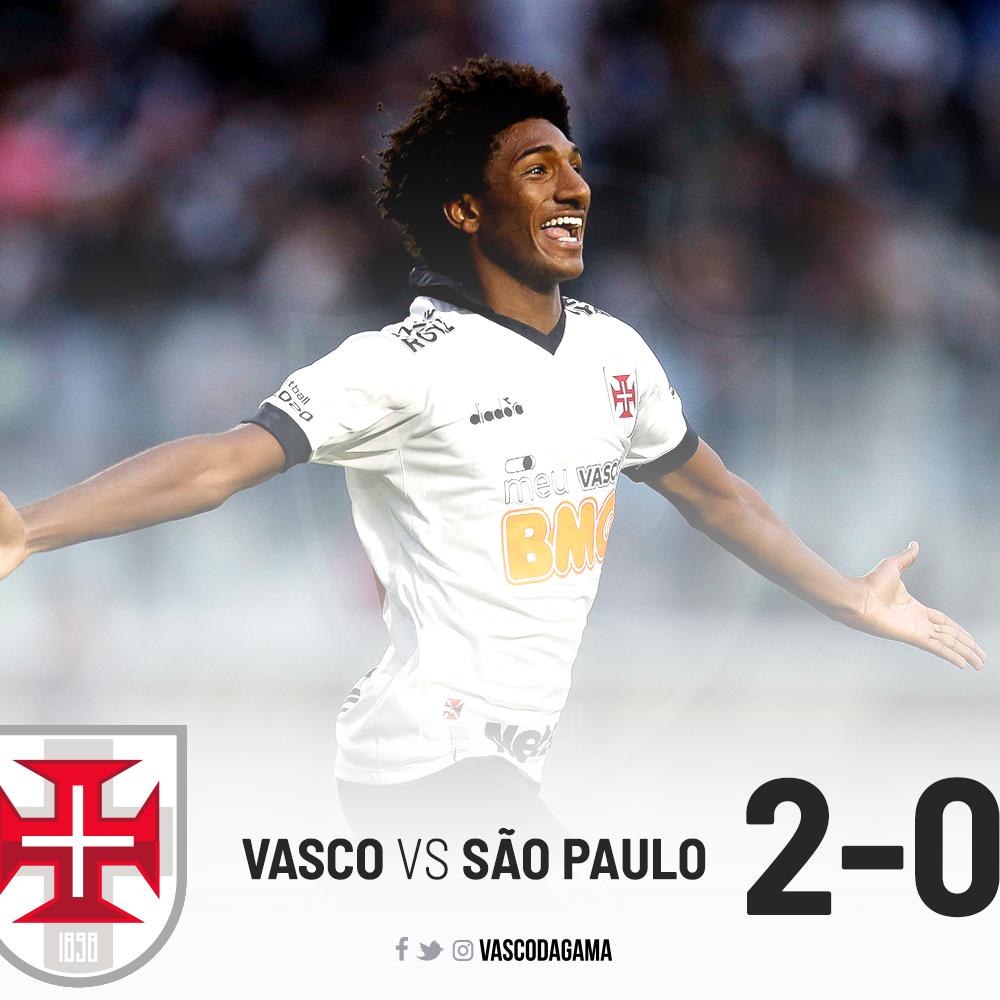 VascodaGama's tweet photo. FIM DE JOGO! VITÓRIA DO VASCÃO! #VASxSAO 

📸 Rafael Ribeiro/ #VascoDaGama https://t.co/NVpE3GkHzc
