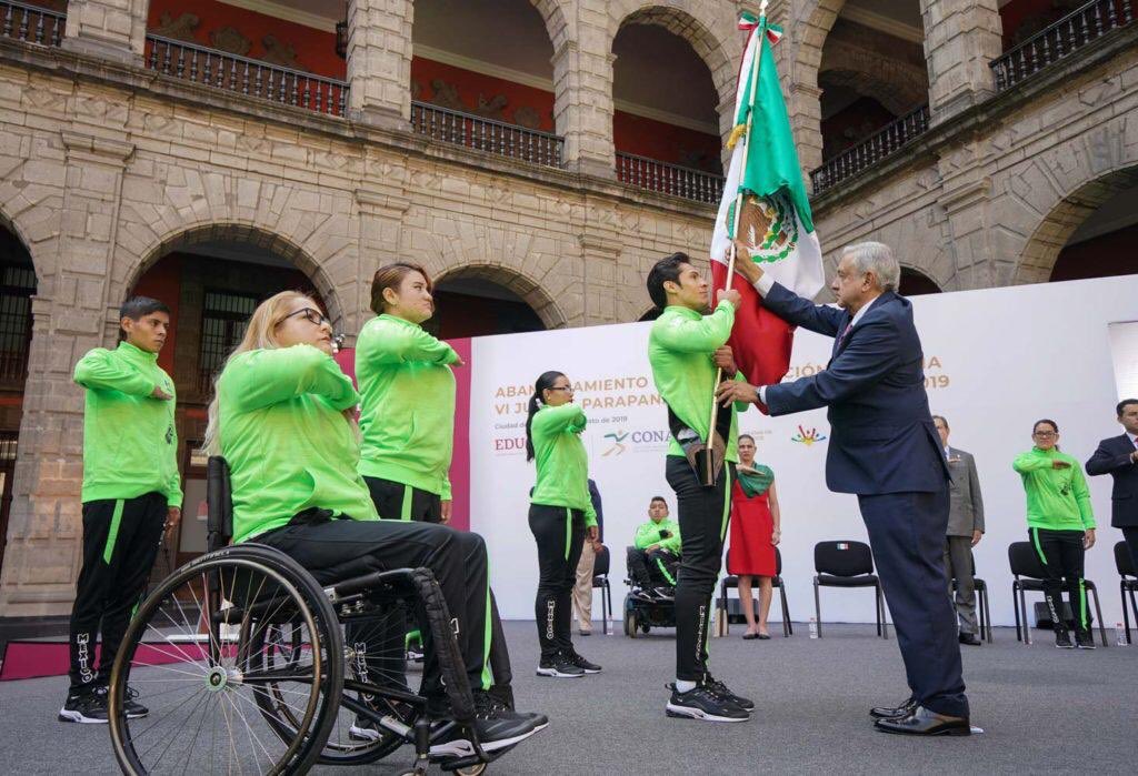 lopezobrador_'s tweet photo. A toda la delegación mexicana de atletas paralímpicos, mi felicitación por su destacado desempeño en Lima, Perú. ¡Ánimo! https://t.co/T74DkorBbD