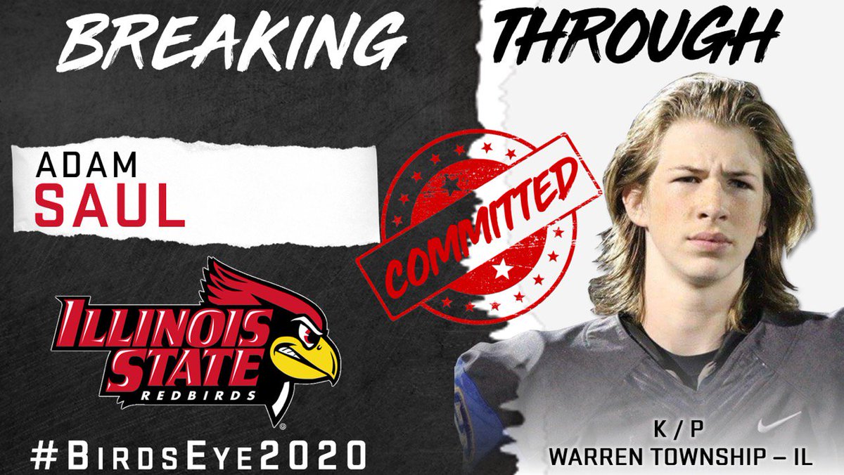 Adam_Sauly's tweet photo. I am excited to announce that I have commited to Illinois state university to continue my football and academic career. Thank you to everyone that's got me here @wthsfb @CNendick25 @Coach_Gardener @2020wolverines
#birdseye2020 @Coach_CJIrvin @Coach_Spack @RedbirdFB https://t.co/2pSwnKqMIF