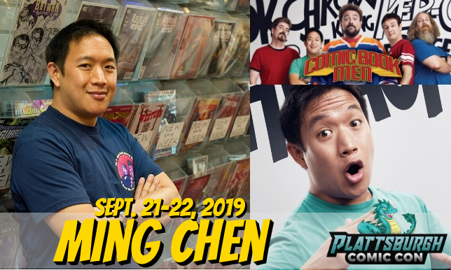 PlattsburghCC's tweet photo. @mingchen37 coming to Plattsburgh Comic Con Sept. 21-22, 2019! 
He is a producer and actor, known for Comic Book Men (2012-2018)
GET TICKETS NOW: https://t.co/r4OFtfEA53 https://t.co/pQrbQGdNk8