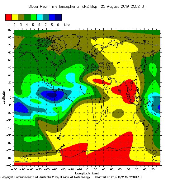 Global Optimum NVIS Frequency Map Based Upon Hourly Ionosphere Soundings via https://t.co/6WcAAthKdo #hamradio https://t.co/KDMjd8bt4X