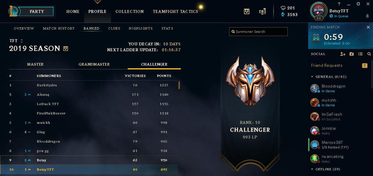 Blessing the leaderboard