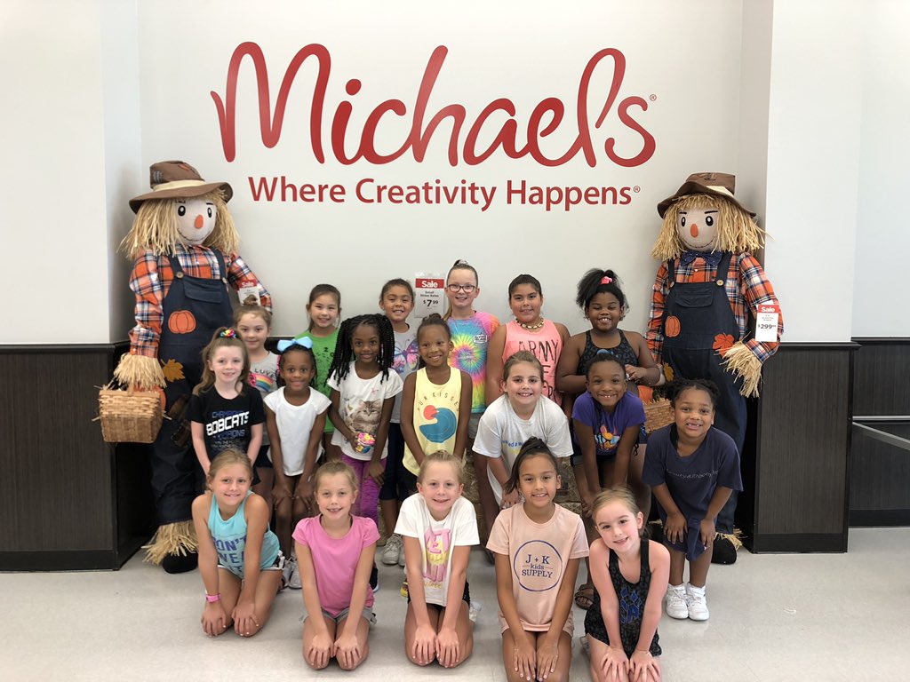 These little Bobcats had some creative fun before practice today!