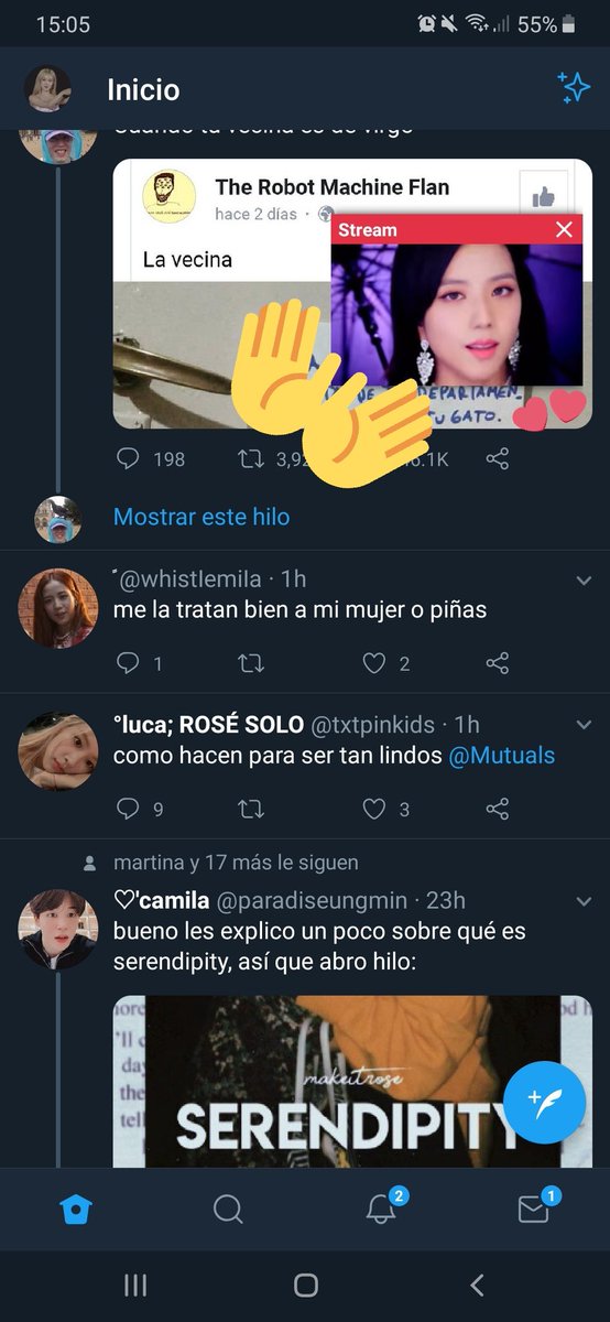 jisoomadness's tweet photo. —2. Luego de eso, le pican al video y ojo a esto, se van al símbolo que parece un rt y lo presionan DOS VECES hasta q les salga ese número 1, básicamente al hacer esto activan la opción de bucle. Y ya putos, pueden ver cualquier app mientras hacen que d4 llegue a los mil millones https://t.co/50Kyy6a2wM