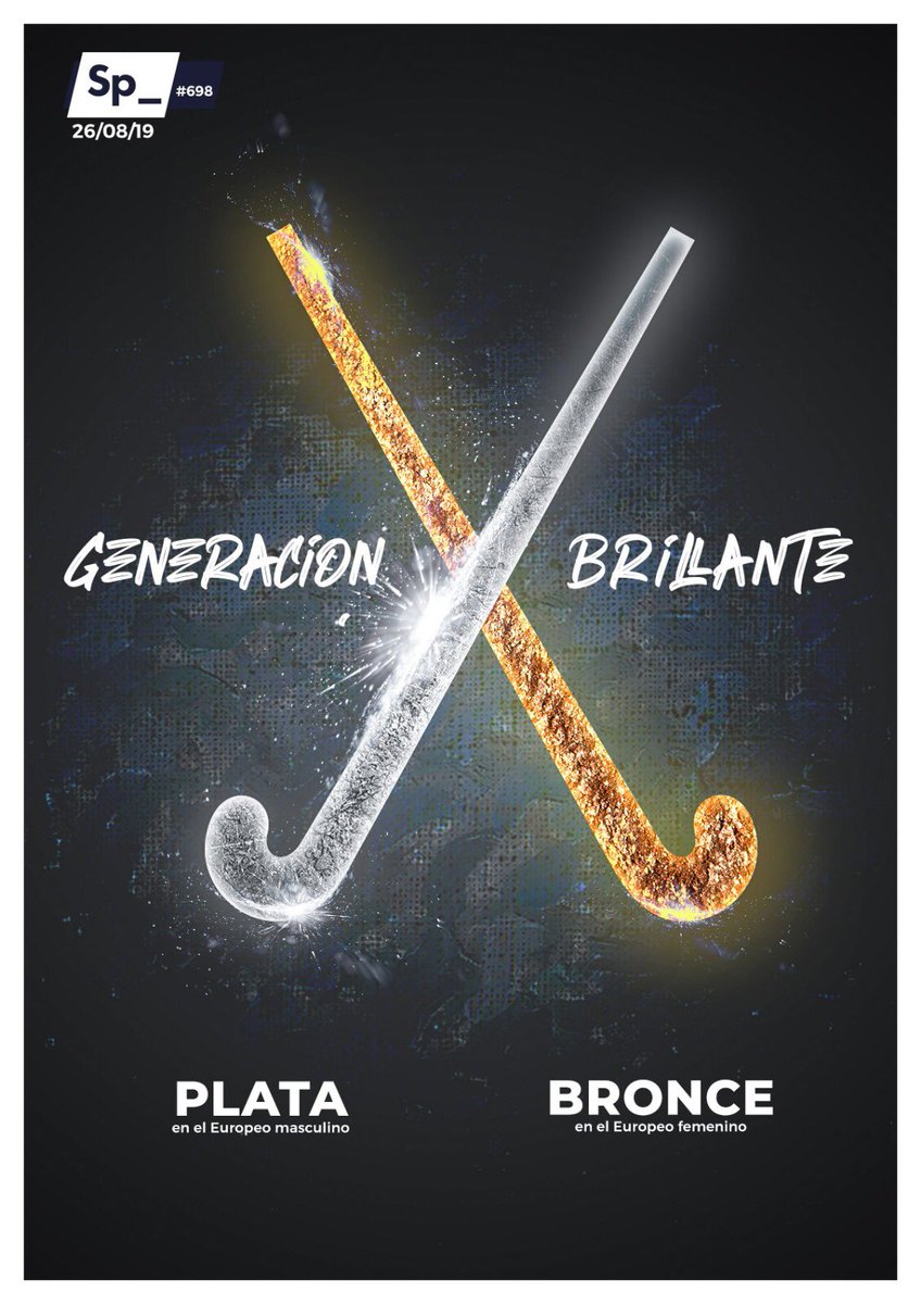 🥈 Plata en el Europeo de hockey masculino 

🥉 Bronce en el Europeo de hockey femenino 

Un torneo que ha hecho brillar con luz propia al hockey español #RedSticks 👏🏻👏🏻👏🏻 #PortadaSp_