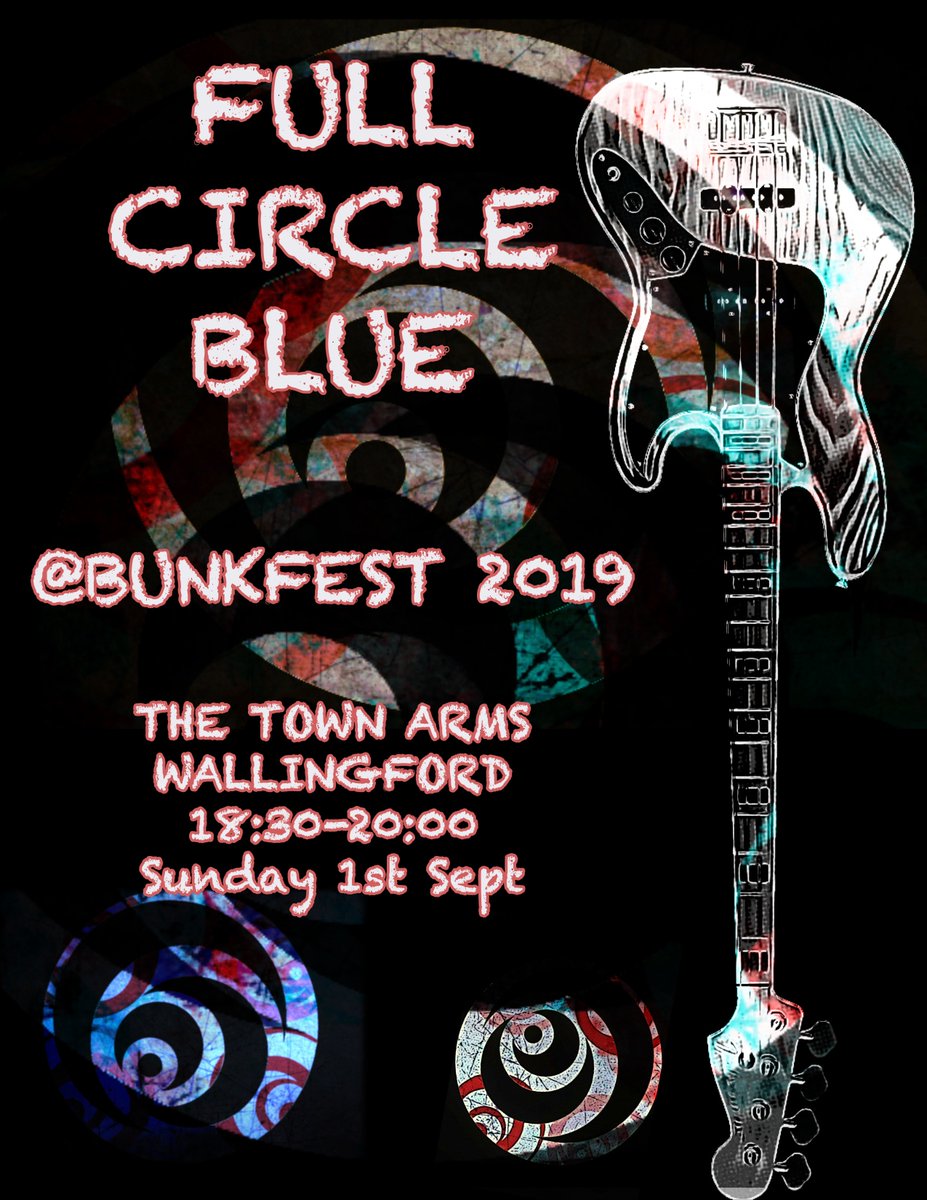 fullcircleblue's tweet photo. We are excited to play @WBunkfest this year - two gigs, at two fab venues, on two days! Loads of brilliant music at this excellent festival - be sure to head on down to Wallingford! https://t.co/ihlH0PUM1V