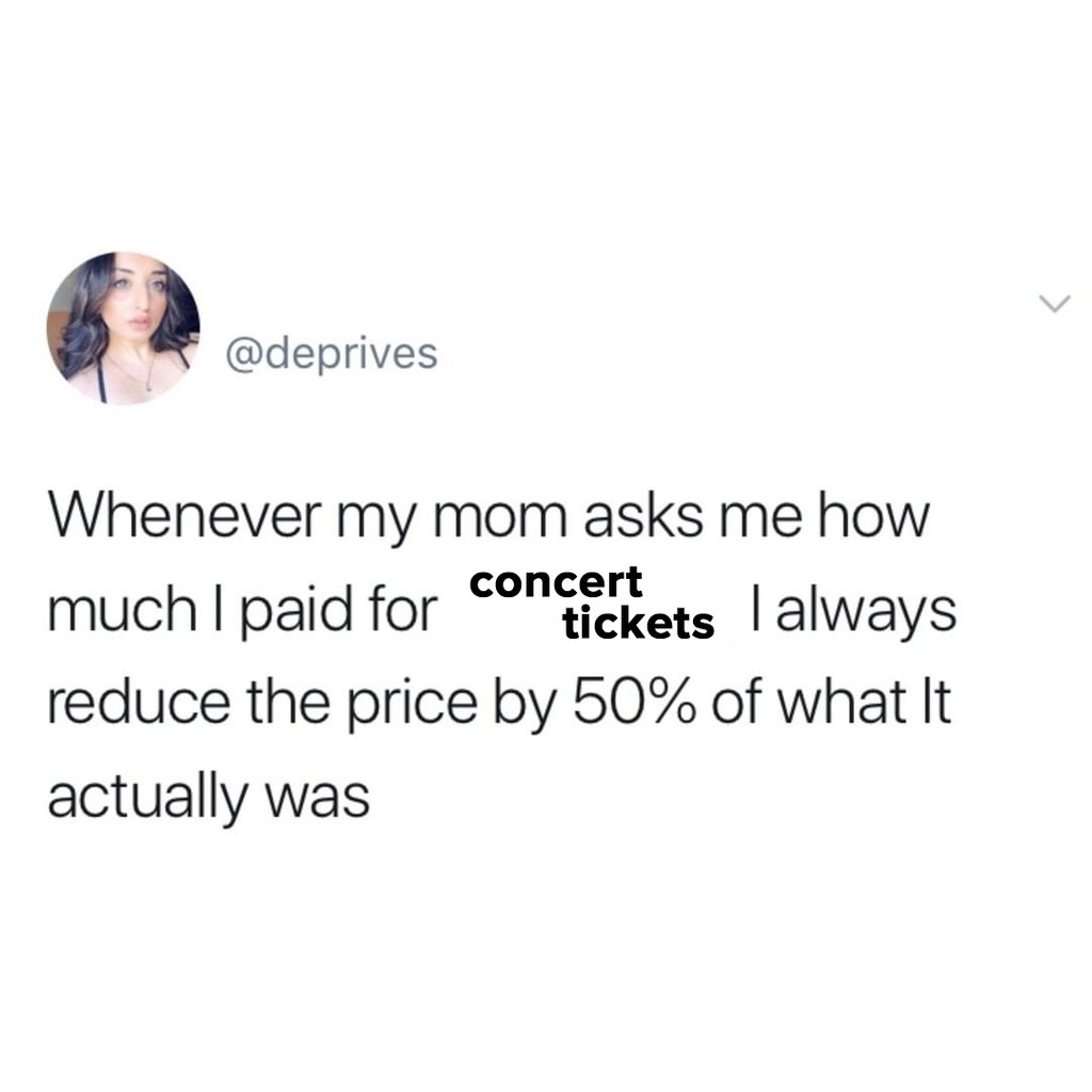 Which concert are you going to next? 😂🎫